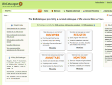 Tablet Screenshot of biocatalogue.org